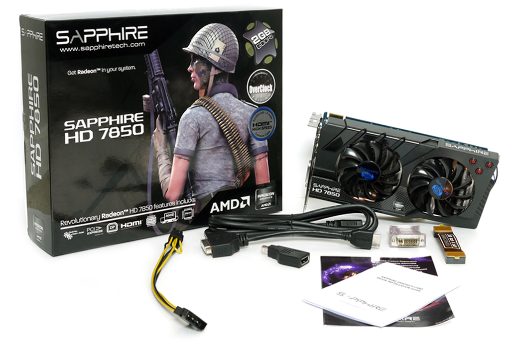 Unboxing & Closer Look - Sapphire Radeon HD 7850 OC Review - Page 2